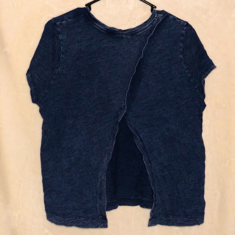 Dark Blue Soft Denim Shirt